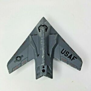 Vintage 1990 Grey Matchbox F-117A Stealth Jet Fighter Airplane #SB-36